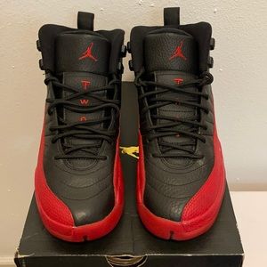 Black/Varsity Red Air Jordan 12